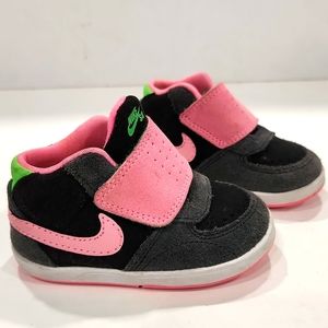 Nike Mavrk Mid 3 SMS TD 525126-063 Black Gray Pink Girl's Sneakers 4C